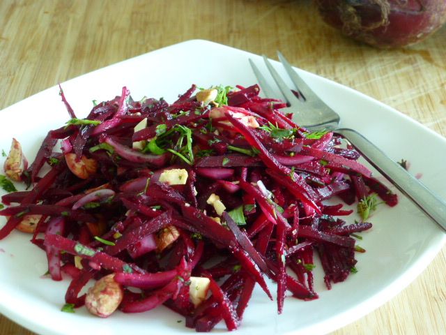 Refreshing Raw Beetroot Salad